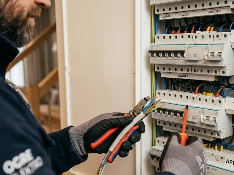 Elektroinstalācija dzīvoklī Ogrē